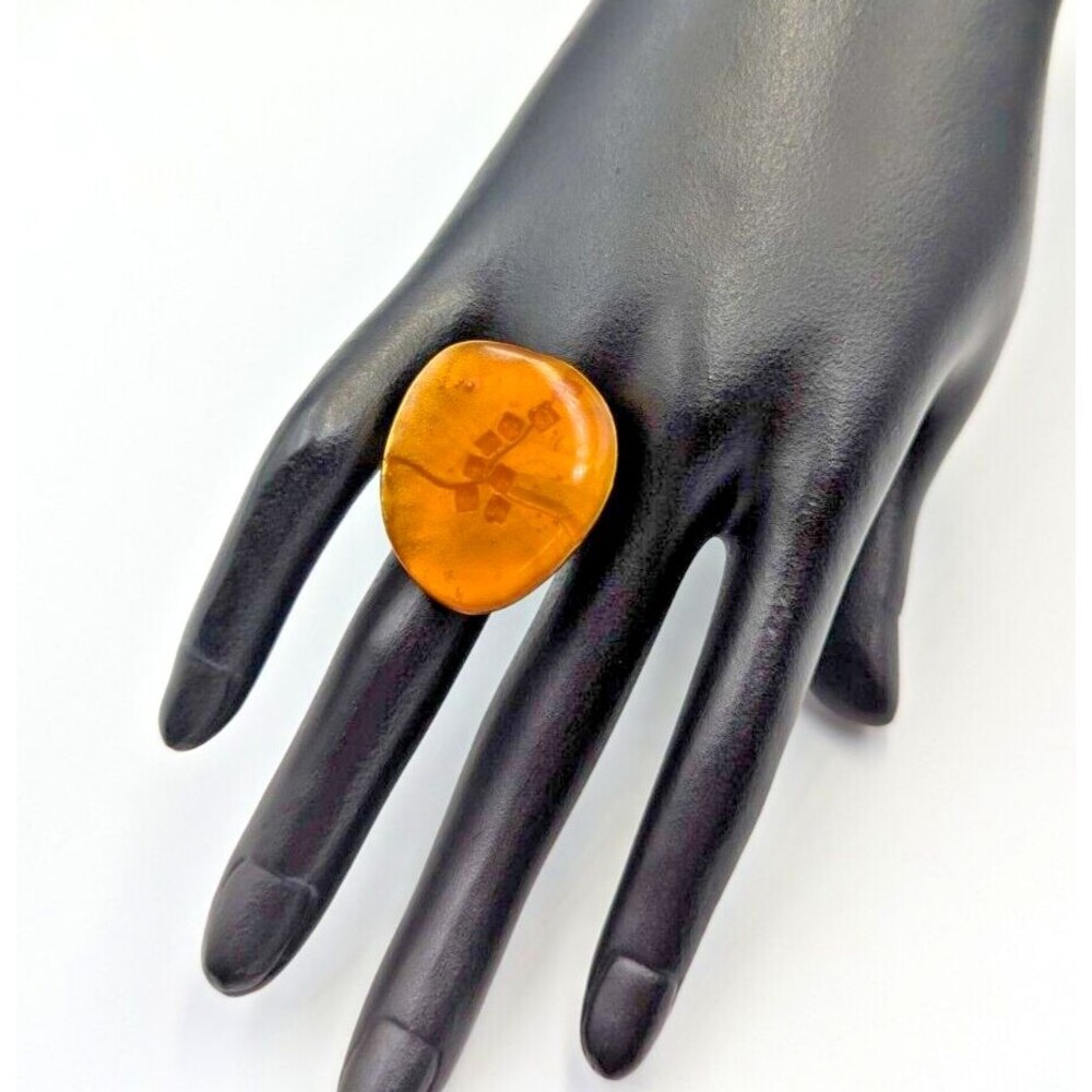 Amber Statement Ring